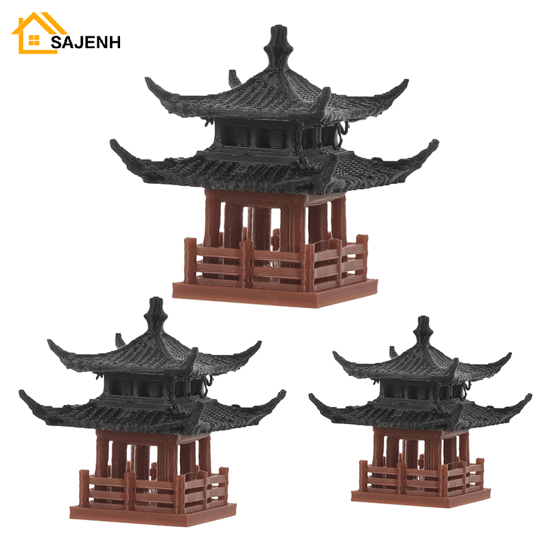 Japanese Garden Bonsai - Mini statua di pagoda Decorazioni da