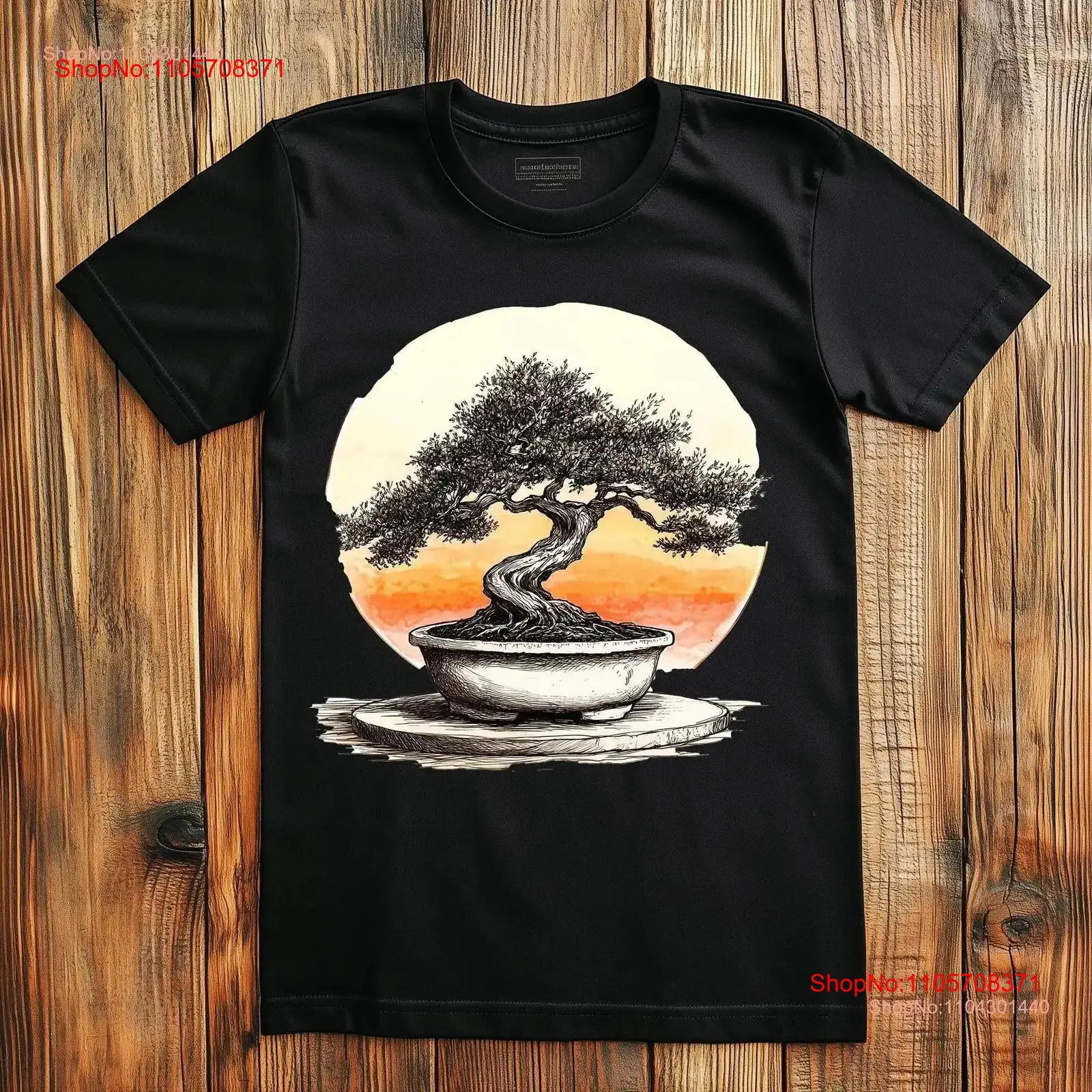 Bonsai Garden Art - T-shirt con Albero Bonsai Giapponese, Arte