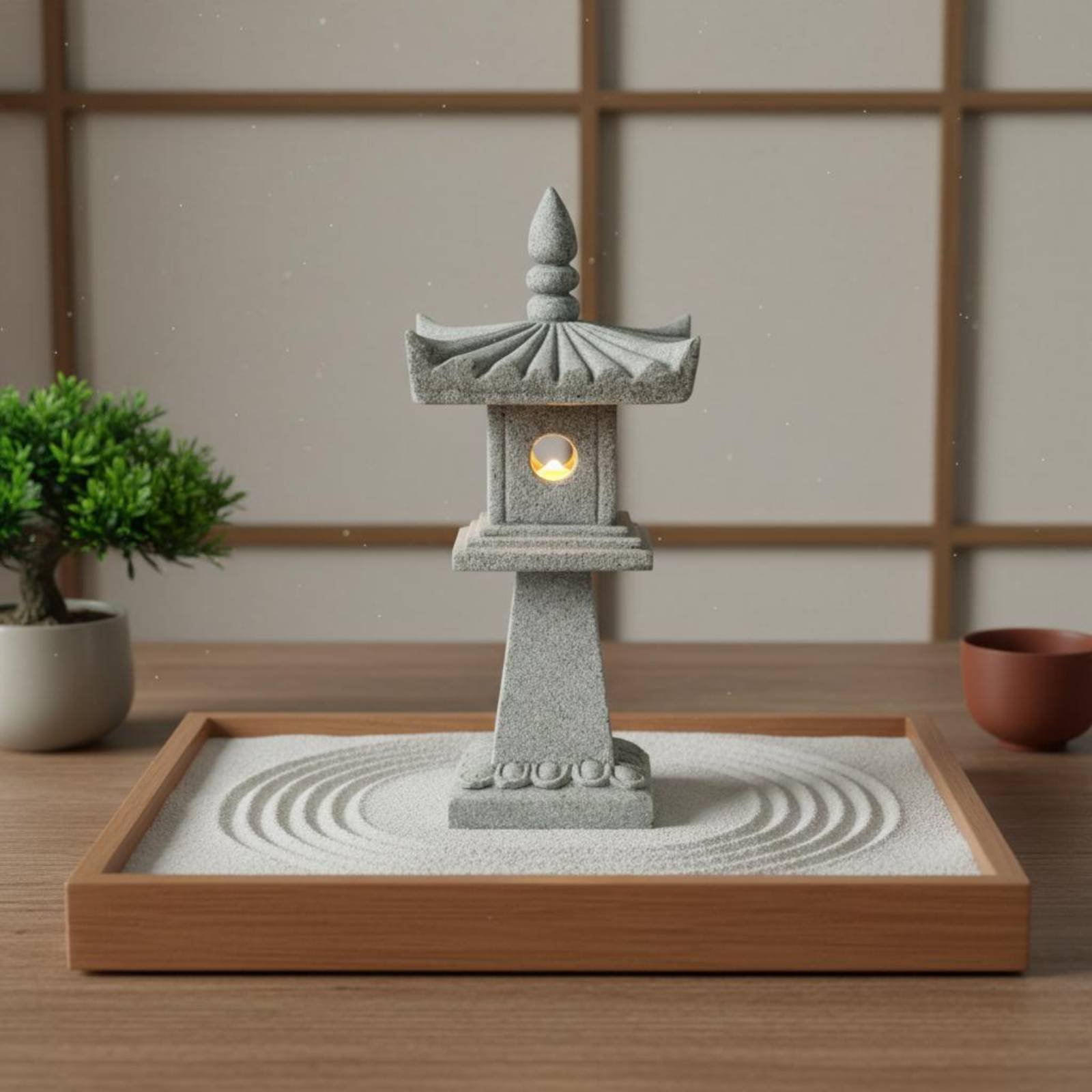 Lanterna in Pietra Miniatura c - Japanese Garden Bonsai recensione e prezzo