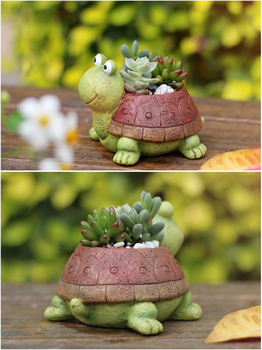 Cute Turtle Planter succulente - Bonsai Garden Gift recensione e prezzo