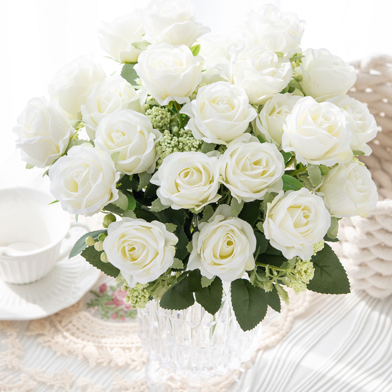 Fiore Artificiale Rosa di Seta - Bonsai Garden Gift recensione e prezzo