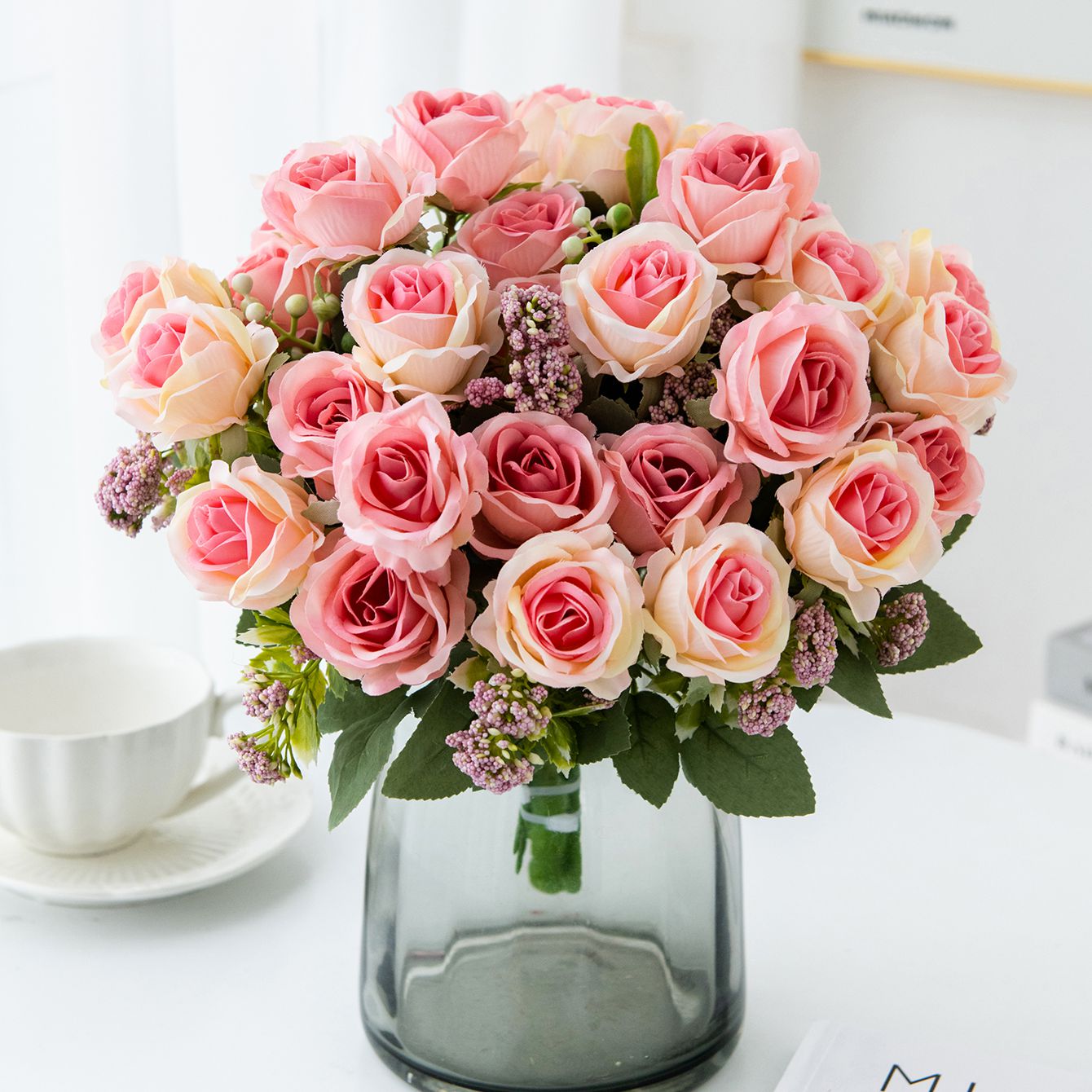 Fiore Artificiale Rosa di Seta - Bonsai Garden Gift recensione e prezzo