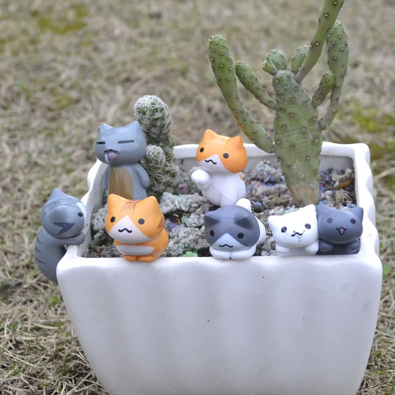 6 pezzi/set cartone animato ga - Bonsai Garden Gift recensione e prezzo